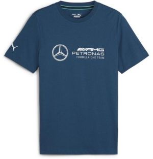 Puma MERCEDES-AMG PETRONAS F1 ESSENTIALS LOGO TEE Pánske tričko, modrá, veľkosť