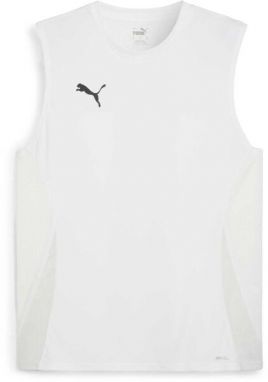 Puma TEAMGOAL SLEEVELESS JERSEY Pánske športové tielko, biela, veľkosť