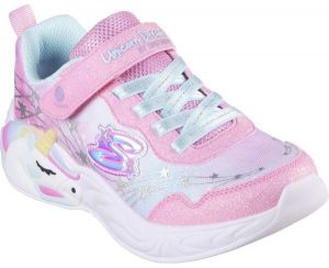 Skechers UNICORN DREAMS Dievčenská voľnočasová obuv, ružová, veľkosť