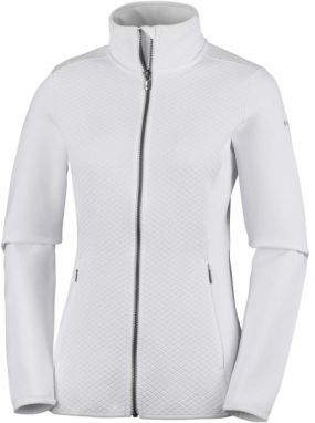 Columbia ROFFE RIDGE FULL ZIP FLEECE Dámska flísová mikina, biela, veľkosť