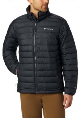 Columbia POWDER LITE JACKET Pánska zimná bunda, čierna, veľkosť