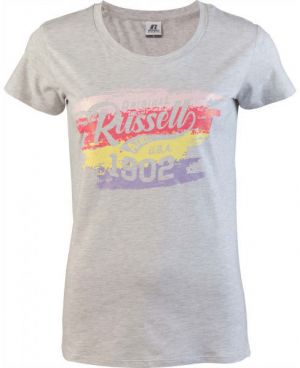 Russell Athletic REVEAL S/S CREWNECK TEE SHIRT Dámske tričko, sivá, veľkosť