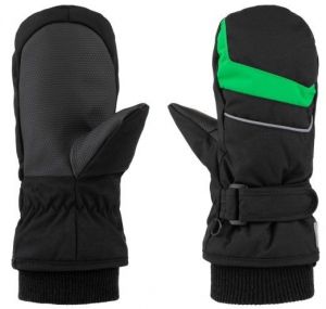 Loap RUFFI Chlapčenské palcové rukavice, čierna, veľkosť