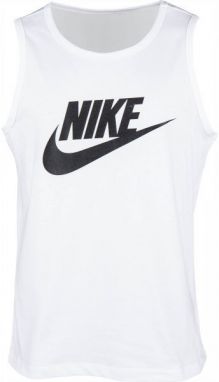 Nike NSW TANK ICON FUTURA Pánske tielko, biela, veľkosť