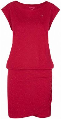 Loap BUKKI Dámske šaty, červená, veľkosť