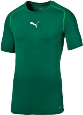 Puma LIGA BASELAYER TEE SS Pánske funkčné tričko, zelená, veľkosť
