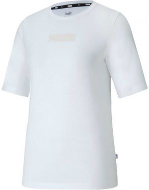 Puma MODERN BASICS TEE Dámske tričko, biela, veľkosť