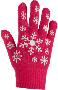 Lewro ARIADNA Detské pletené rukavice, červená, veľkosť