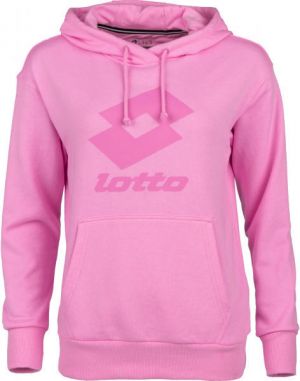 Lotto SMART W II SWEAT HD FT Dámska mikina, ružová, veľkosť