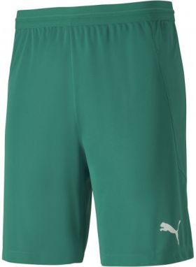 Puma TEAM FINAL 21 KNIT SHORTS Pánske šortky, zelená, veľkosť