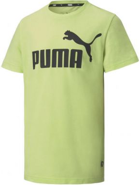 Puma ESS LOGO TEE B Pánske tričko, svetlo zelená, veľkosť