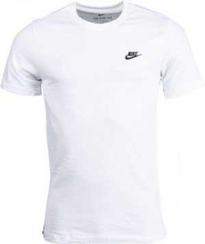 Nike SPORTSWEAR CLUB Pánske tričko, biela, veľkosť