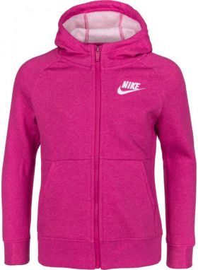 Nike SPORTSWEAR Dievčenská mikina, ružová, veľkosť