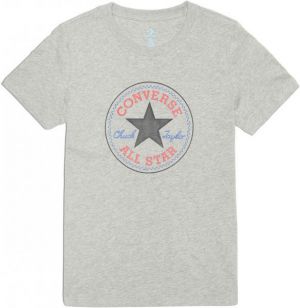 Converse CHUCK PATCH NOVA TEE Dámske tričko, sivá, veľkosť