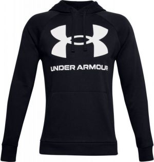 Under Armour RIVAL FLEECE BIG LOGO HD Pánska mikina, čierna, veľkosť