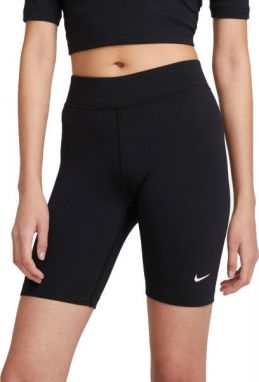 Nike SPORTSWEAR ESSENTIAL Dámske voľnočasové šortky, čierna, veľkosť