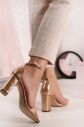 Ružovozlaté sandále Blithe galéria