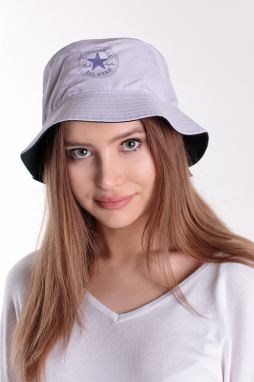 Čierno-biely obojstranný klobúk All Star Patch Reversible Bucket Hat