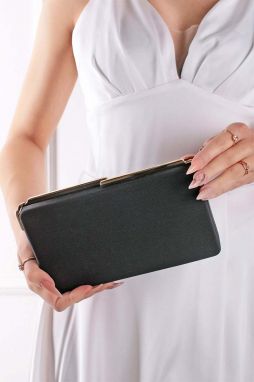 Čierna spoločenská clutch kabelka Queeny