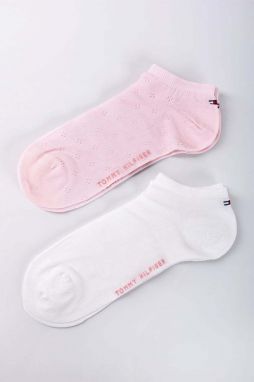 Dámske béžovo-ružové členkové ponožky Sneaker Summer Knit - dvojbalenie