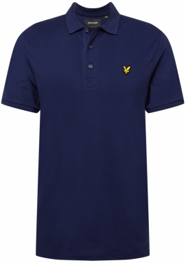 Lyle & Scott Tričko  námornícka modrá / žltá / čierna