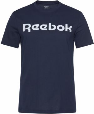 Reebok Funkčné tričko  námornícka modrá / biela