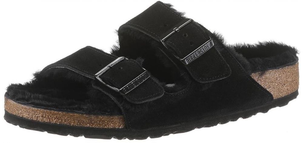 BIRKENSTOCK Šľapky 'Arizona'  hnedá / čierna