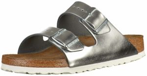 BIRKENSTOCK Šľapky 'Arizona'  strieborná