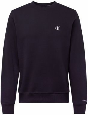 Calvin Klein Jeans Mikina 'Essential'  čierna / biela