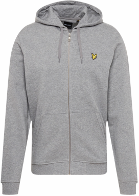 Lyle & Scott Tepláková bunda  sivá melírovaná