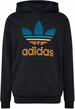 ADIDAS ORIGINALS Mikina  modrá / oranžová / čierna