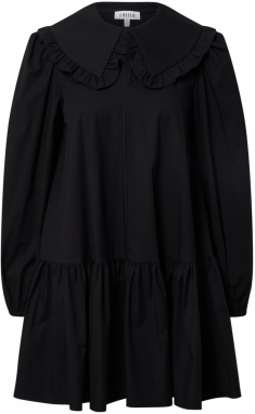 EDITED Košeľové šaty 'Katarina'  čierna