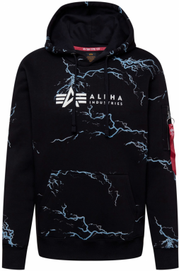 ALPHA INDUSTRIES Mikina  svetlomodrá / červená / čierna / biela