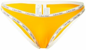 Calvin Klein Swimwear Bikinové nohavičky  oranžová / čierna / biela