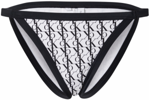 Calvin Klein Swimwear Bikinové nohavičky  tmavomodrá / biela