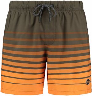Shiwi Plavecké šortky  kaki / oranžová