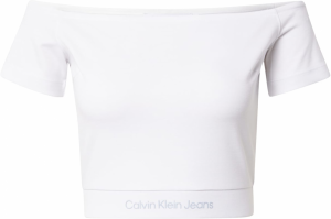 Calvin Klein Jeans Tričko  biela