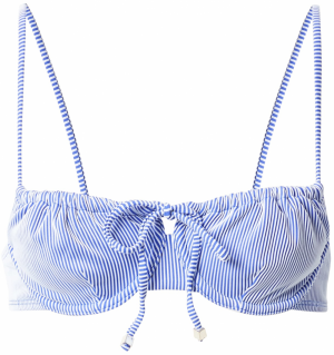 Hunkemöller Bikinový top  modrá / biela