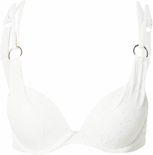 Hunkemöller Bikinový top 'Broderie'  biela