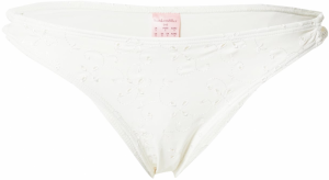 Hunkemöller Bikinové nohavičky 'Broderie'  biela