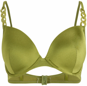 Hunkemöller Bikinový top 'Palm'  zelená