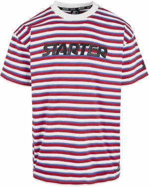 Starter Black Label Tričko  modrá / svetlosivá / červená / čierna / biela