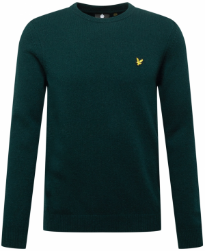 Lyle & Scott Sveter  žltá / tmavozelená