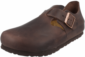 BIRKENSTOCK Papuče 'London'  čokoládová / ružové zlato