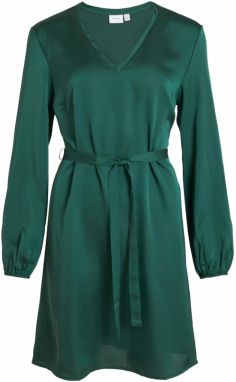 VILA Kokteilové šaty  smaragdová