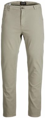 JACK & JONES Chino nohavice 'Marco Fred'  tmavobéžová