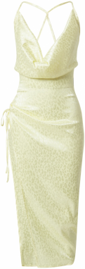 Misspap Kokteilové šaty  pastelovo zelená