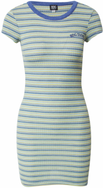 BDG Urban Outfitters Šaty  modrá / pastelovo modrá / žltá / biela
