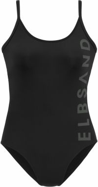 Elbsand Jednodielne plavky  sivá / čierna