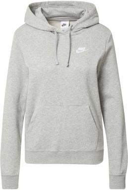 Nike Sportswear Mikina  sivá / biela